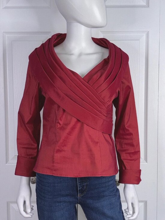 Samuel Dong Tops - SAMUEL DONG women's blouse medium